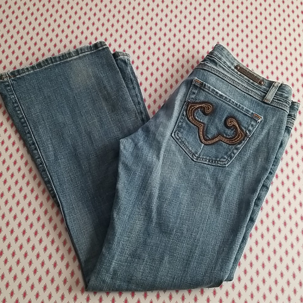 Express REROCK Jean's 6 pocket details